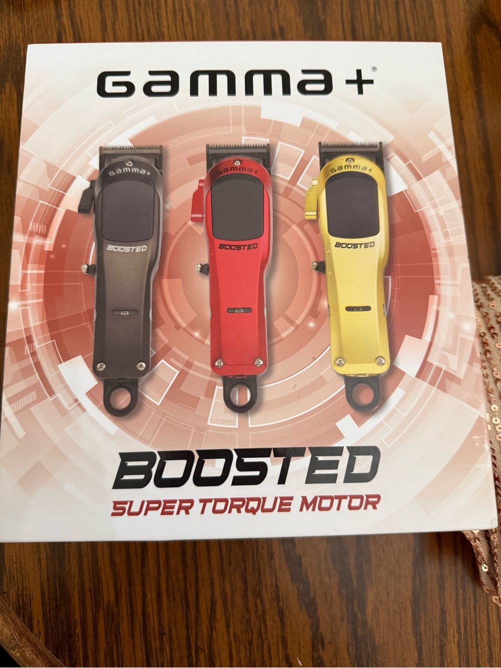 Boosted Men's Hair Clipper Trio — Black, Red & Yellow